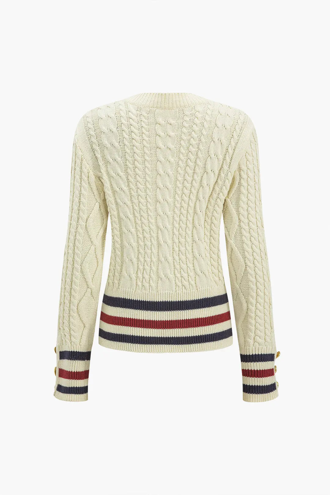 Primrose – Stilfuld Strikket Knap Patchwork Kvinde Cardigan-Cardigans-Zuruz-Zuruz