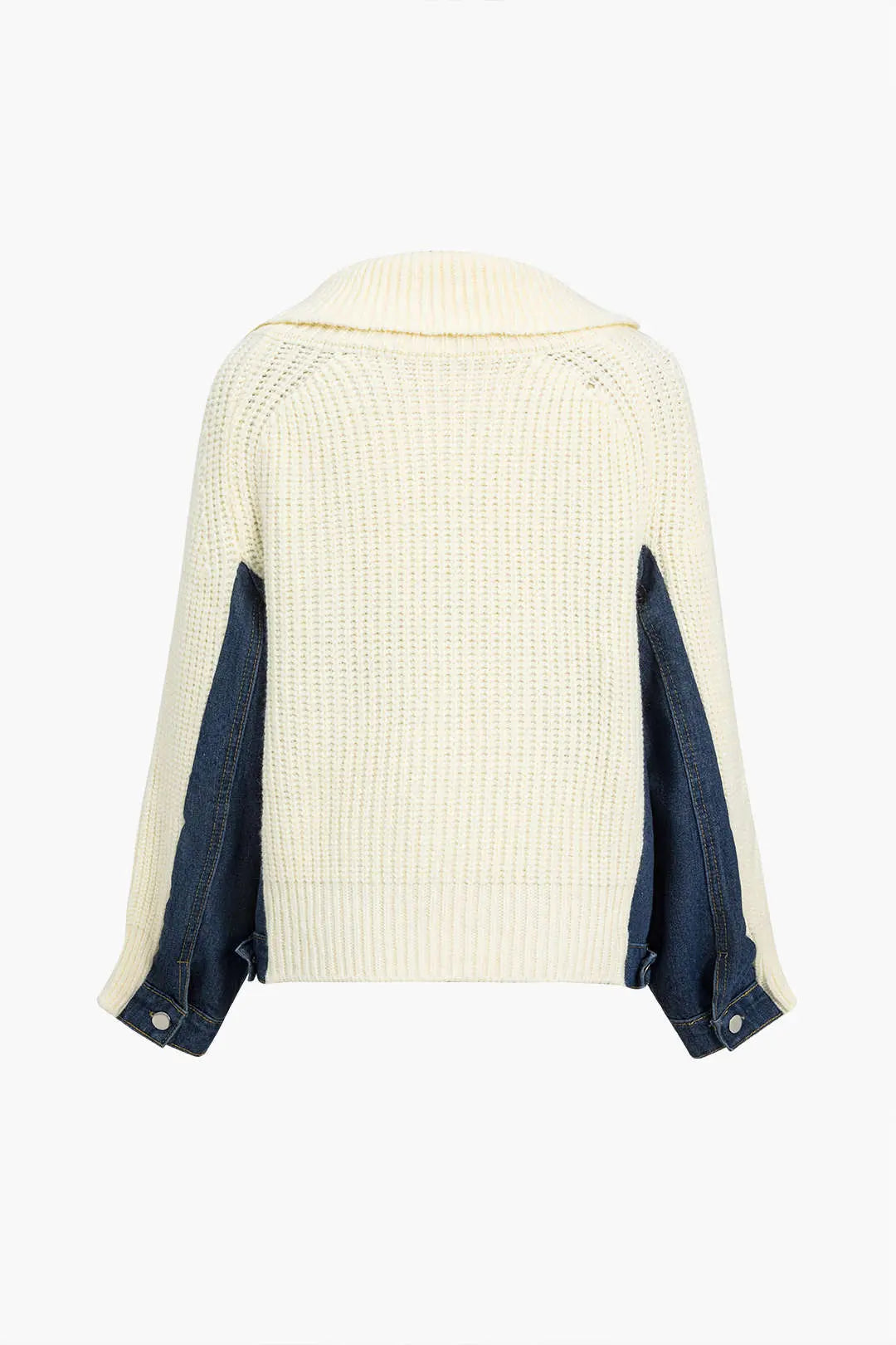 Klara – Hyggelig Patchwork-stil Lynlås Cardigan til Kvinder-Cardigans-Zuruz-Zuruz