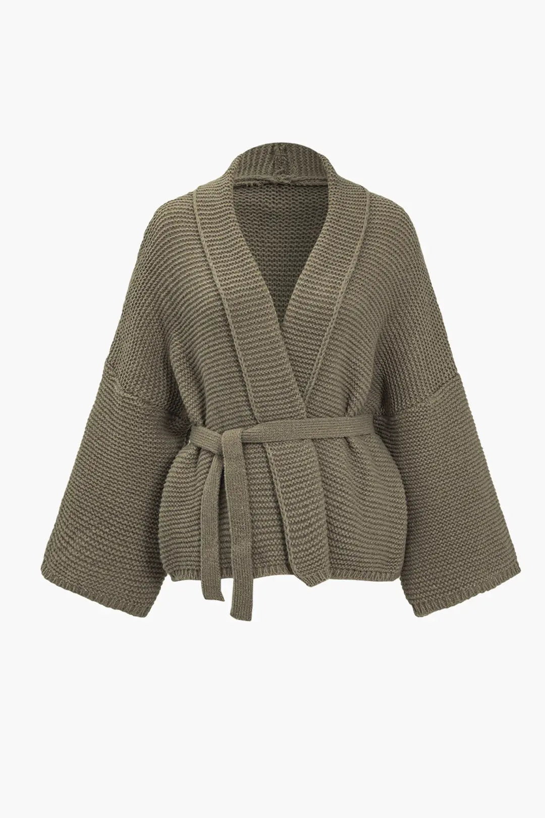 Briony – Elegant V-hals Kvinde Sweater Cardigan-Cardigans-Zuruz-Lysebrun-S-Zuruz