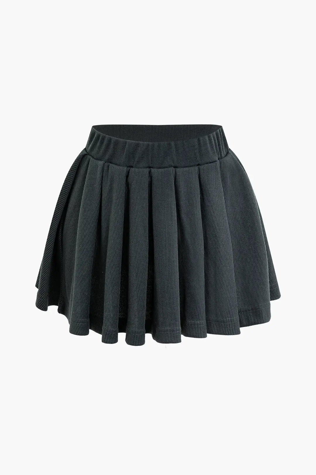 Calypso – Broderet Bogstav Ribstrikket Cardigan & Nederdel Sæt til Kvinder-Sets-Zuruz-Zuruz