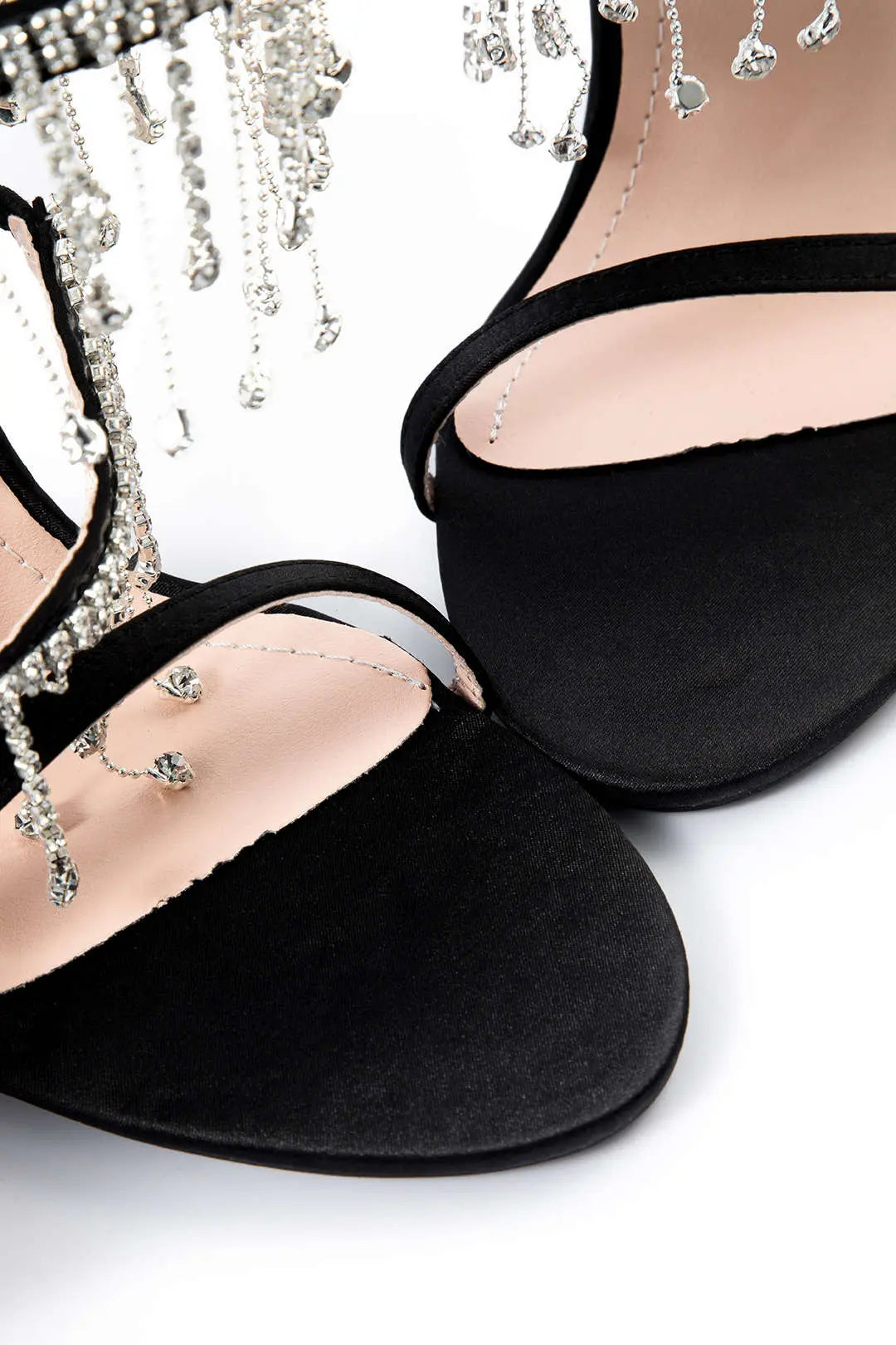 Katya – Chic Rhinestone Kæde Runde Tå Kvinde Sko-Heels-Zuruz-Zuruz