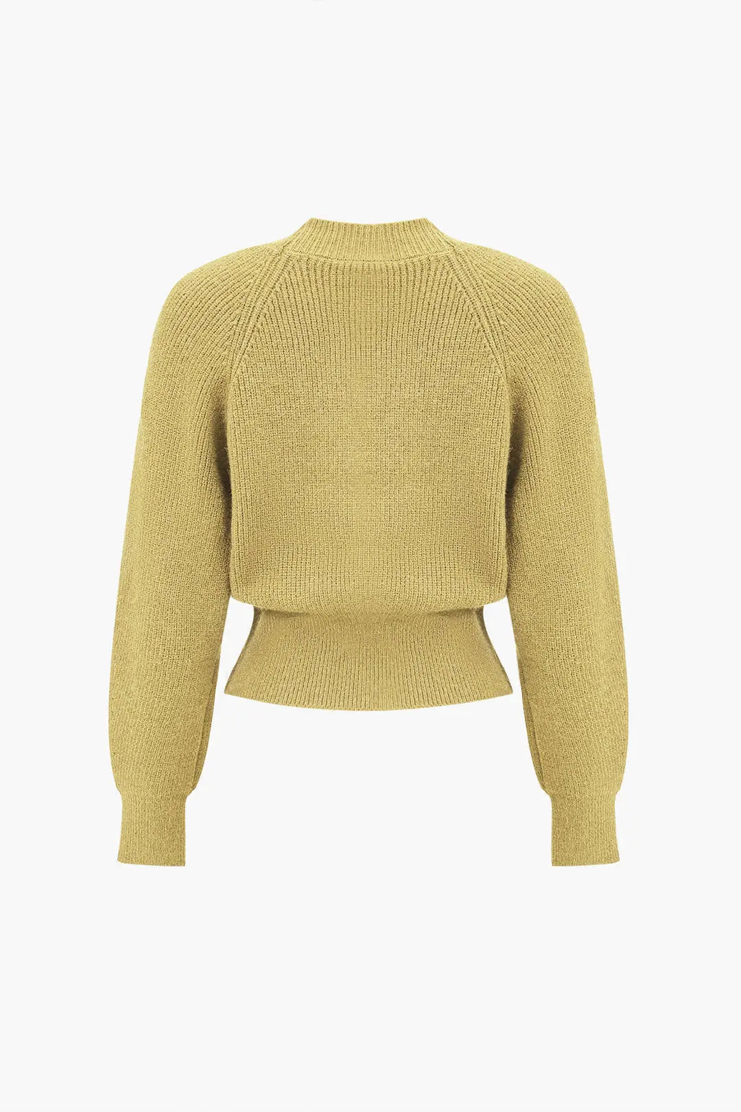 Xenia – Elegant V-hals Ensfarvet Strikket Cardigan til Kvinder-Cardigans-Zuruz-Zuruz