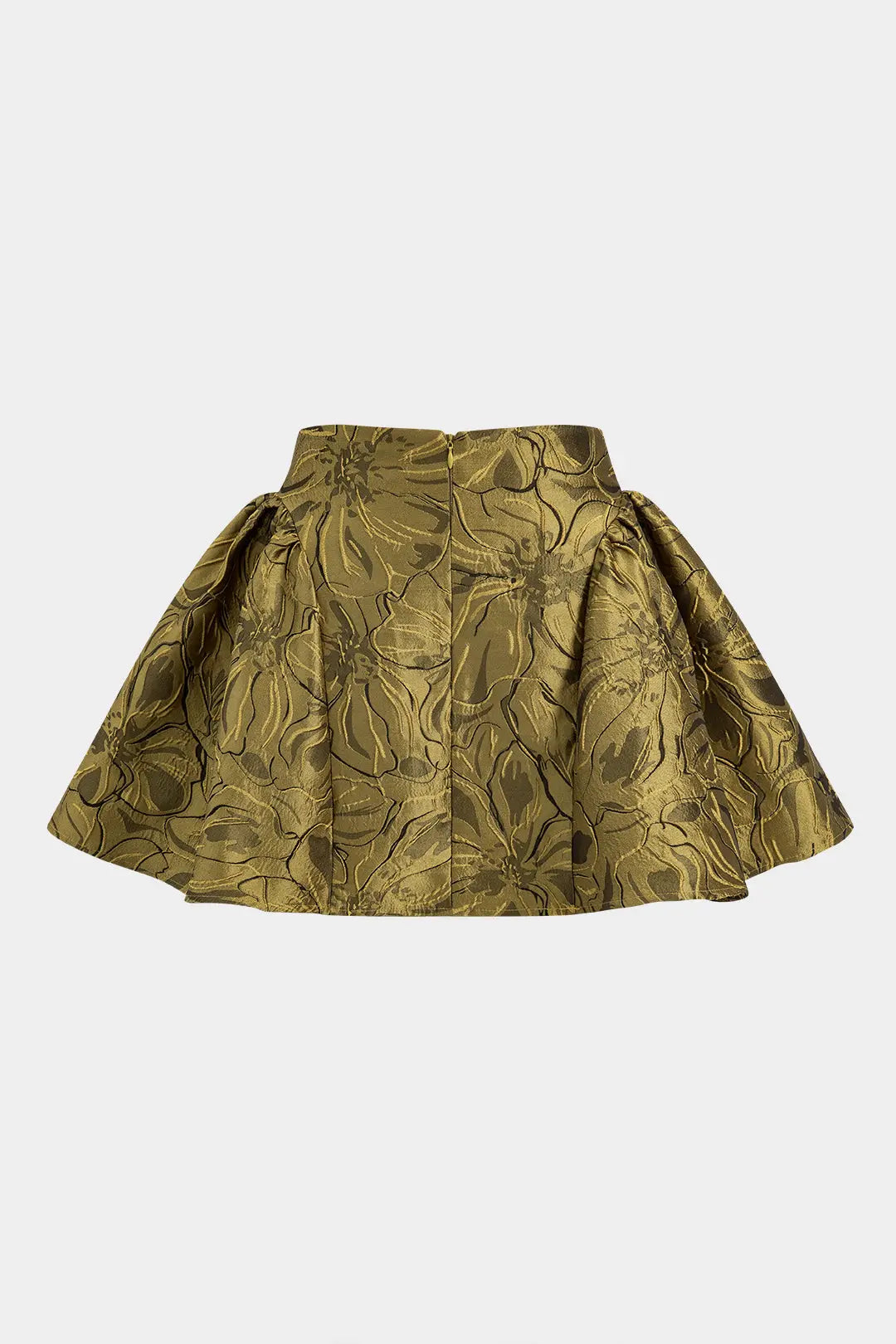 Zenobia – Chic metallisk jacquard dame nederdel-Skirts-Zuruz-Zuruz