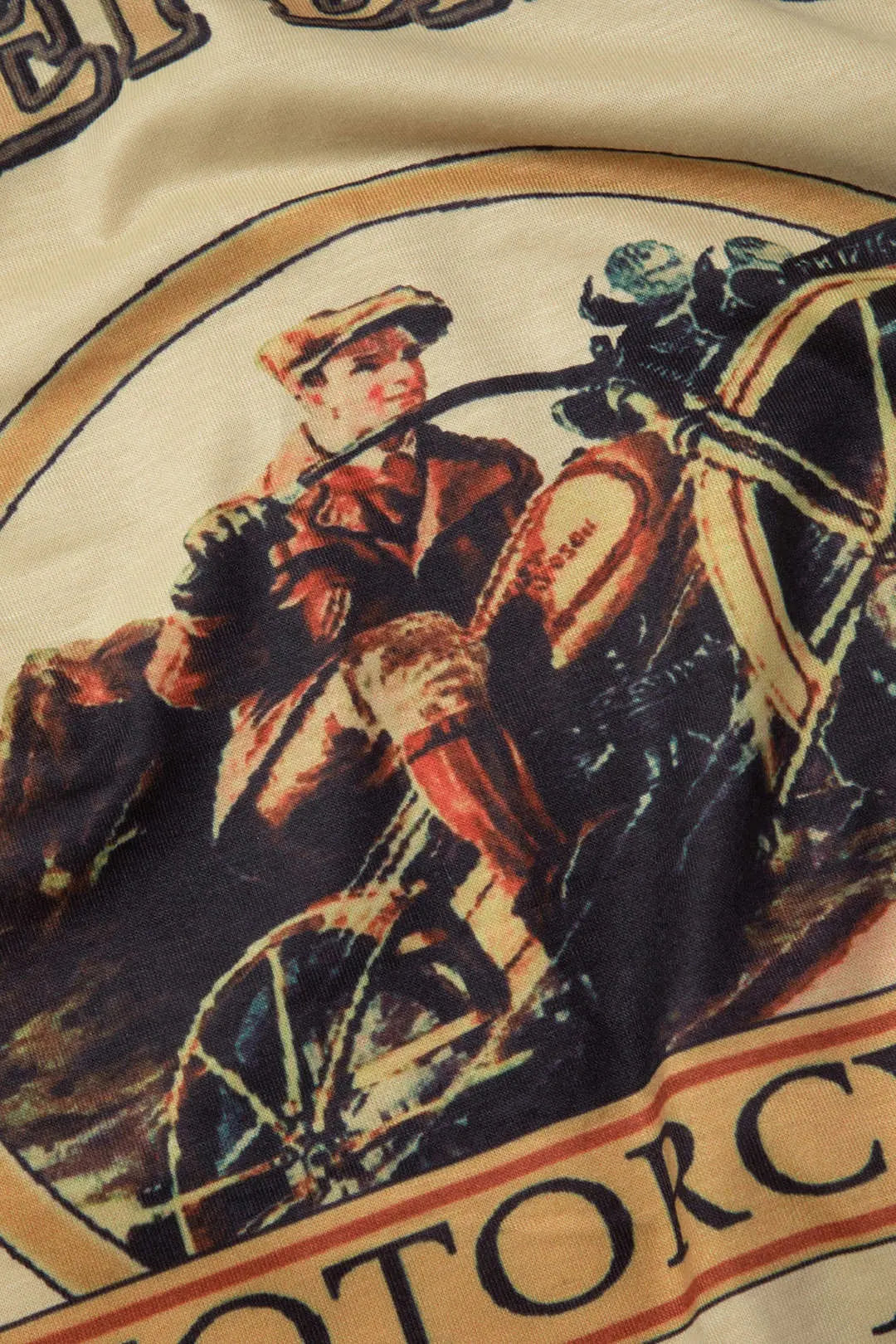 Ilaria – Motorcykel Grafisk Print Ærmeløs Kvinde T-shirt-T-shirts-Zuruz-Zuruz