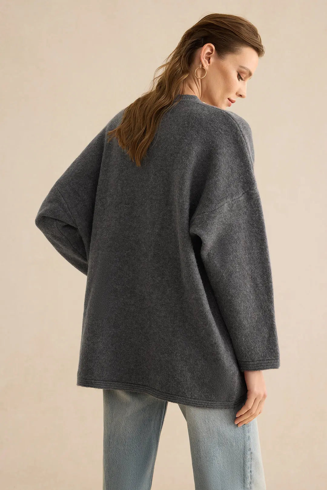 Fabienne – Varm Skræddersyet Strikket Cardigan til Kvinder-Cardigans-Zuruz-Zuruz
