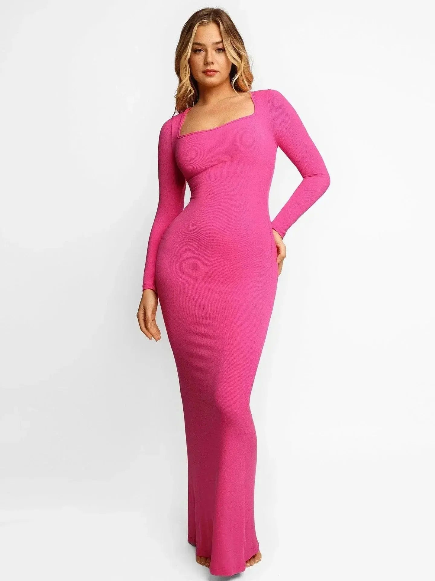 Bexley – Elegant shaping effekt dame fuld støtte kjole-Dresses-Zuruz-Lyserød-S-Zuruz