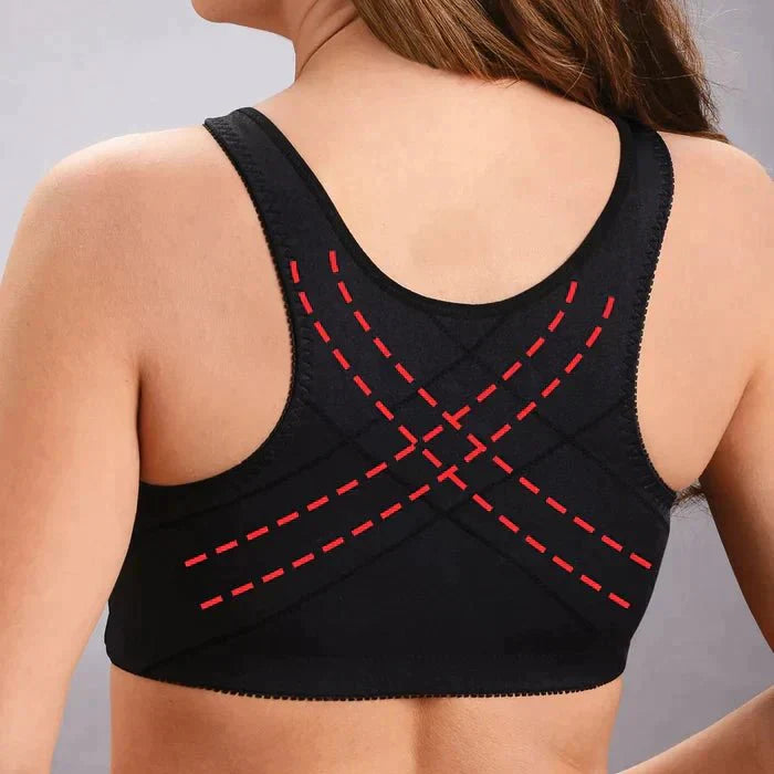Kathrin – Komfort frontlukning dame støttende bh-Underwear Woman-Zuruz-Zuruz