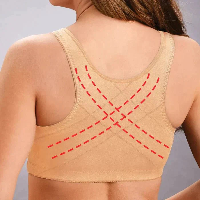 Kathrin – Komfort frontlukning dame støttende bh-Underwear Woman-Zuruz-Zuruz