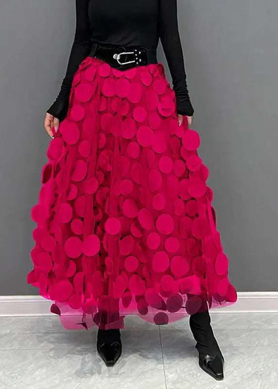 Esmeralda – Tidløst ubesværet dame nederdel-Skirts-Zuruz-Lyserød-En størrelse-Zuruz