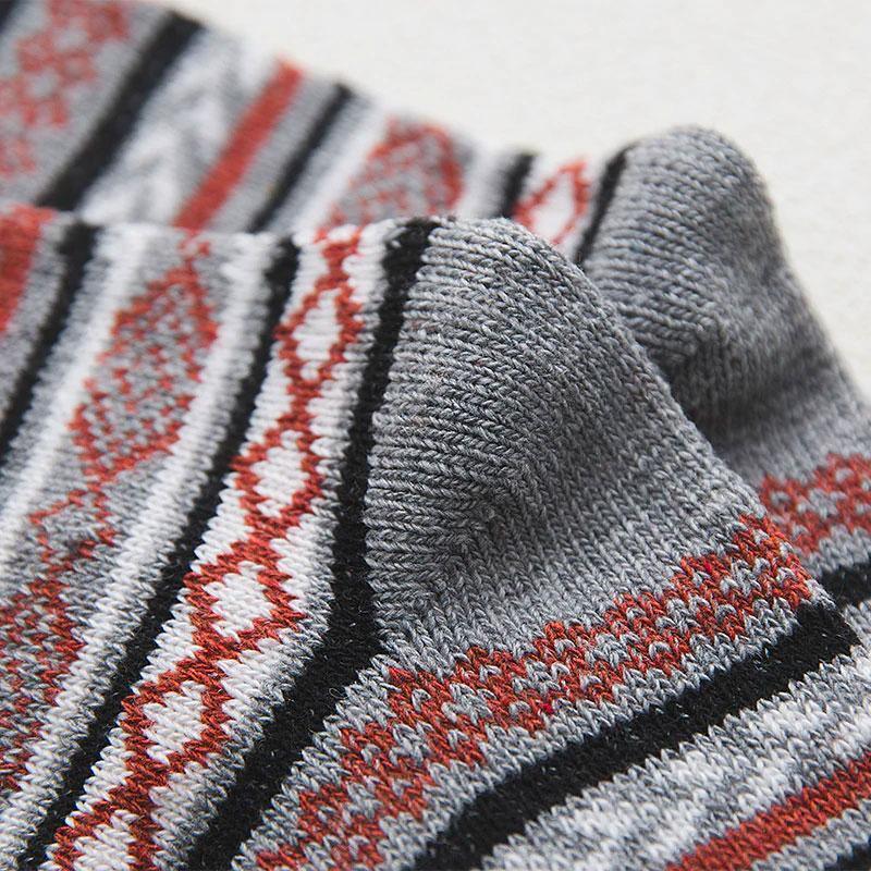 Nordic Winter Socks Scandinavian Pattern Wool Blend - Product detail 6