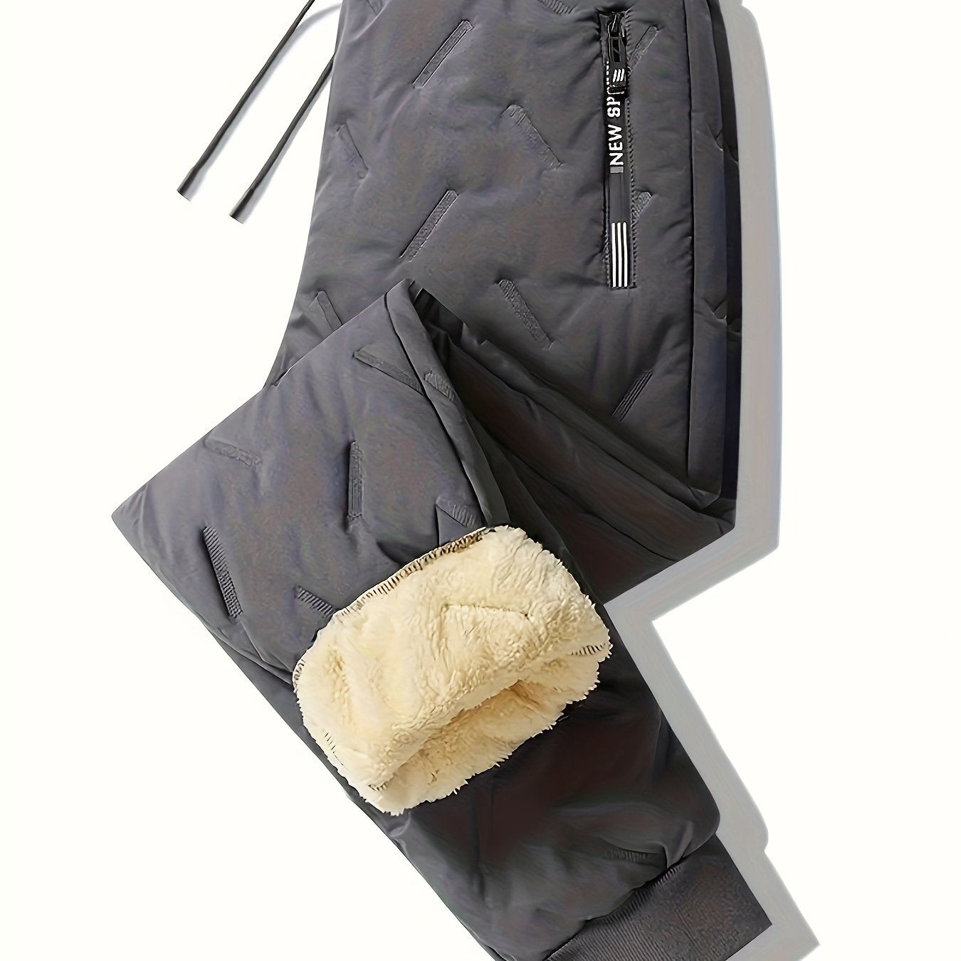 Vinterbukser til mænd med sherpafor - varme og behagelige til udendørs aktiviteter