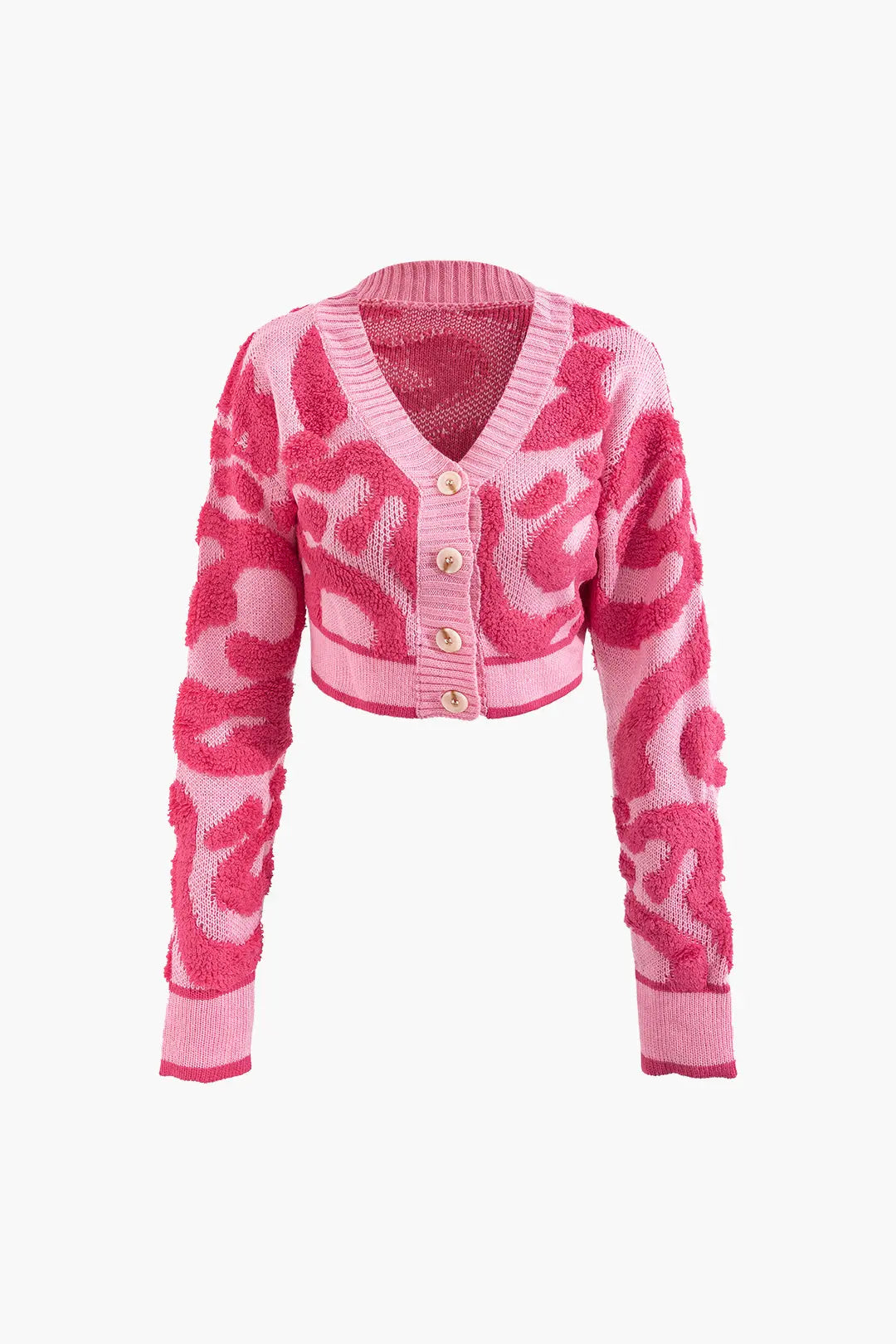 Veronika - Stilfuldt Farveblok Design Kvinde Strikket Cardigan-Cardigans-Zuruz-Blegviolet-XS-Zuruz