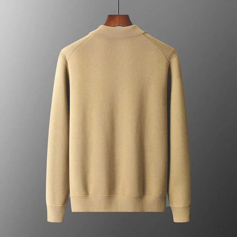 Matteo Classic Cardigan med knapper til mænd – Blødt strik