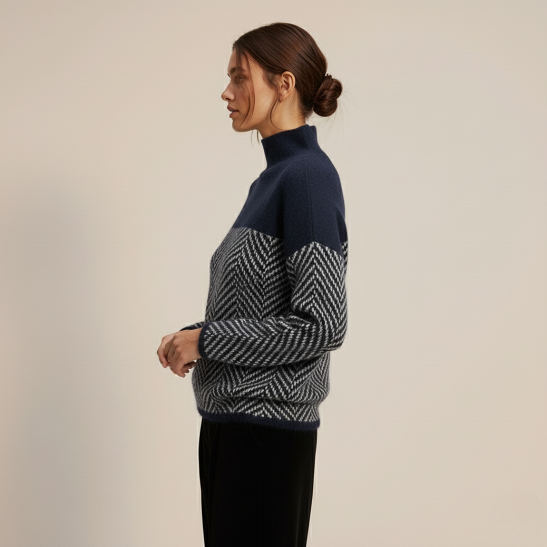 Eireann | Cashmere rullekrave Sweater, luksuriøst blødt design