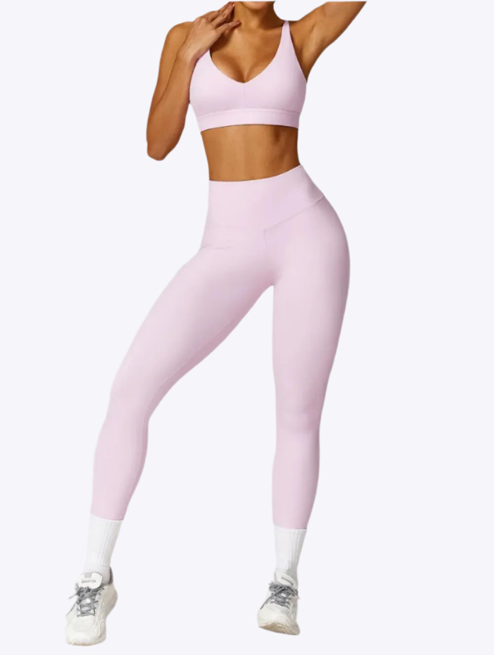 Rafaela – Formende fleksibel komfort dame træningssæt-Shapewear-Zuruz-Lyserød-S-Zuruz