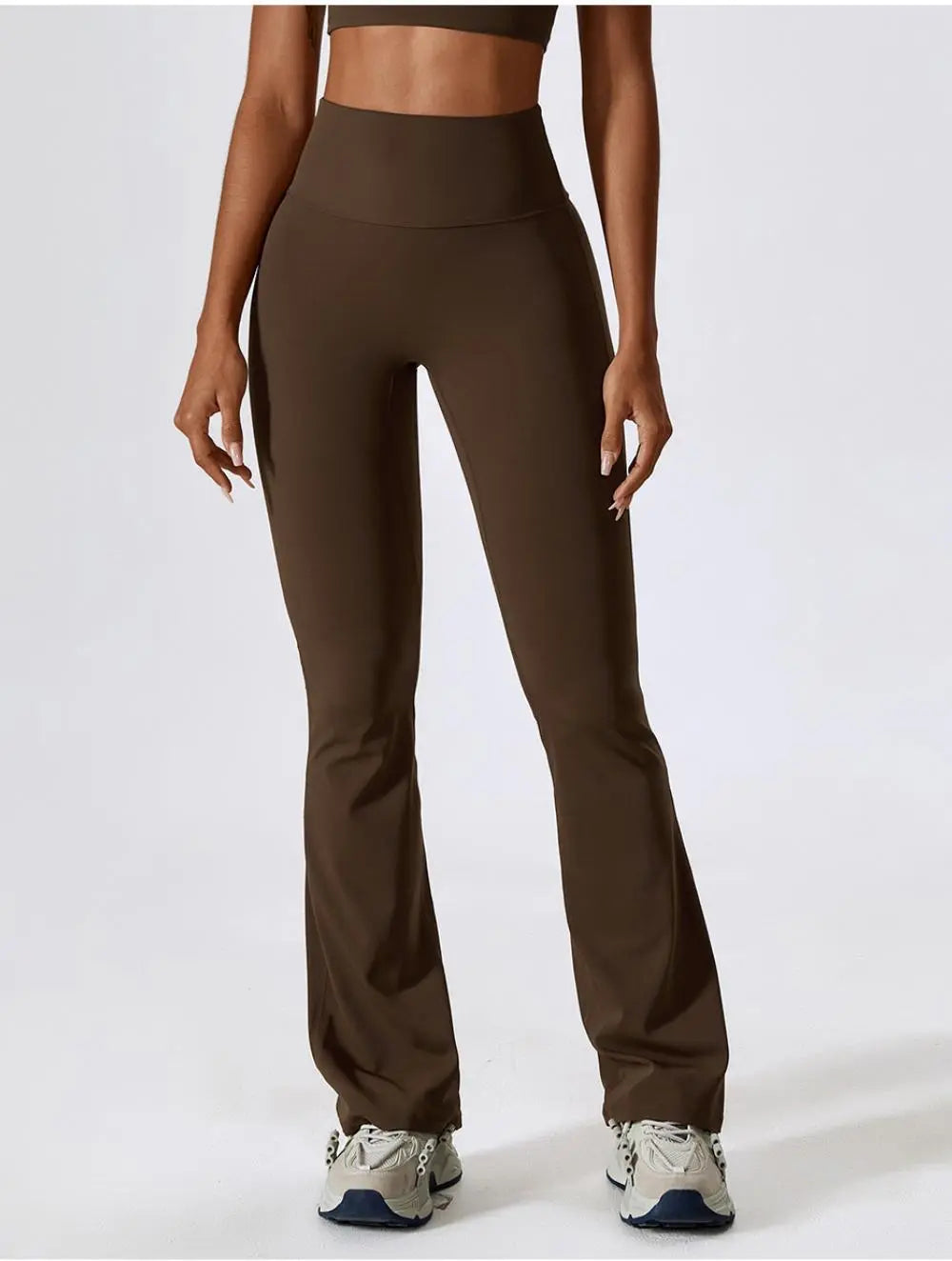 Saffy – Formende flair dame active leggings-Pants-Zuruz-Brun-S-Zuruz