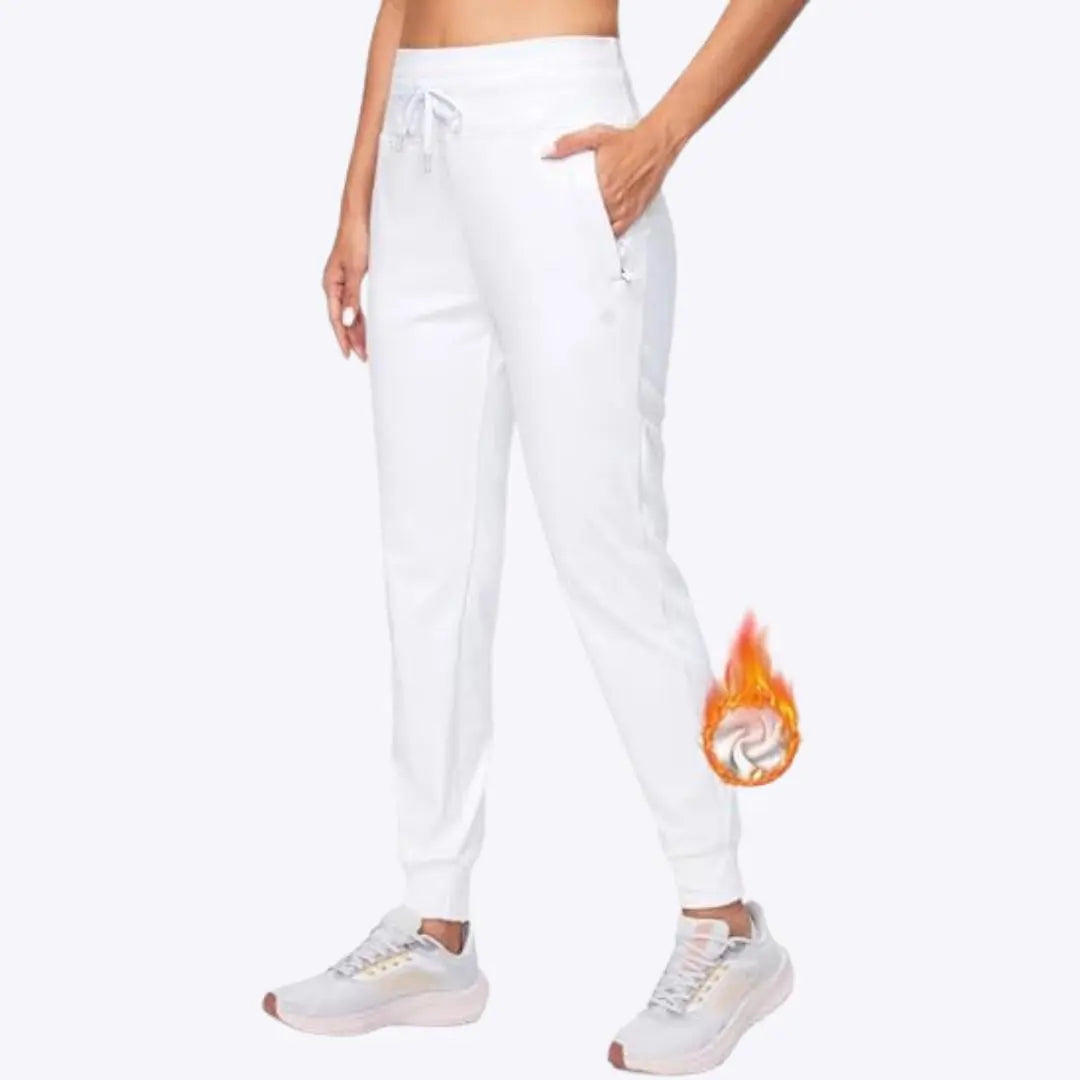 Dorothea - Justerbar Pasform & Varm Kvinde Joggingbukser-Pants-Zuruz-Hvid-XS-Zuruz