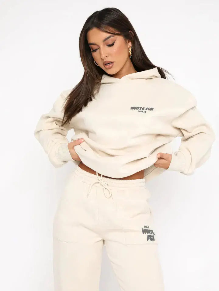 Katja - Ubesværet Komfort Kvinde Jogging Hoodie Sæt-Hoodies-Zuruz-Zuruz