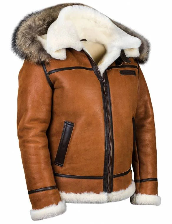Zurich Premium Aviator-jakke i læder
