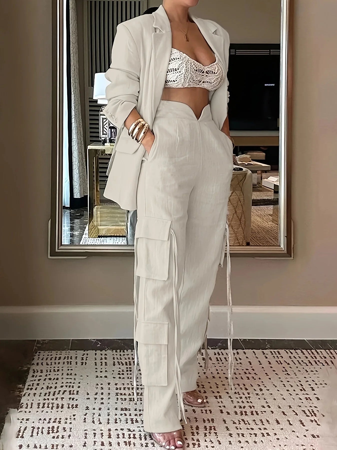Elegant Office Outfit Set for Women