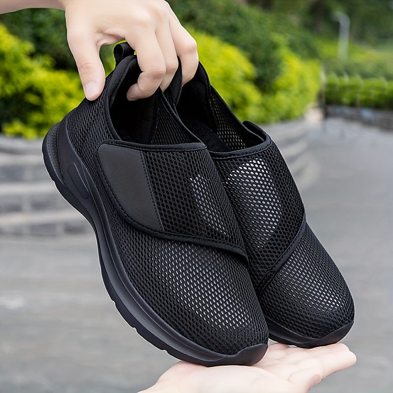 Women's Orthopedic Walking Shoes - Adjustable Straps, Breathable Mesh & Soft Fabric for Swollen Feet, Wide Width Comfort, Low-Top Design with MD Sole, Swollen Foot Relief | Flexible Shoe Design | Comfortable Insole