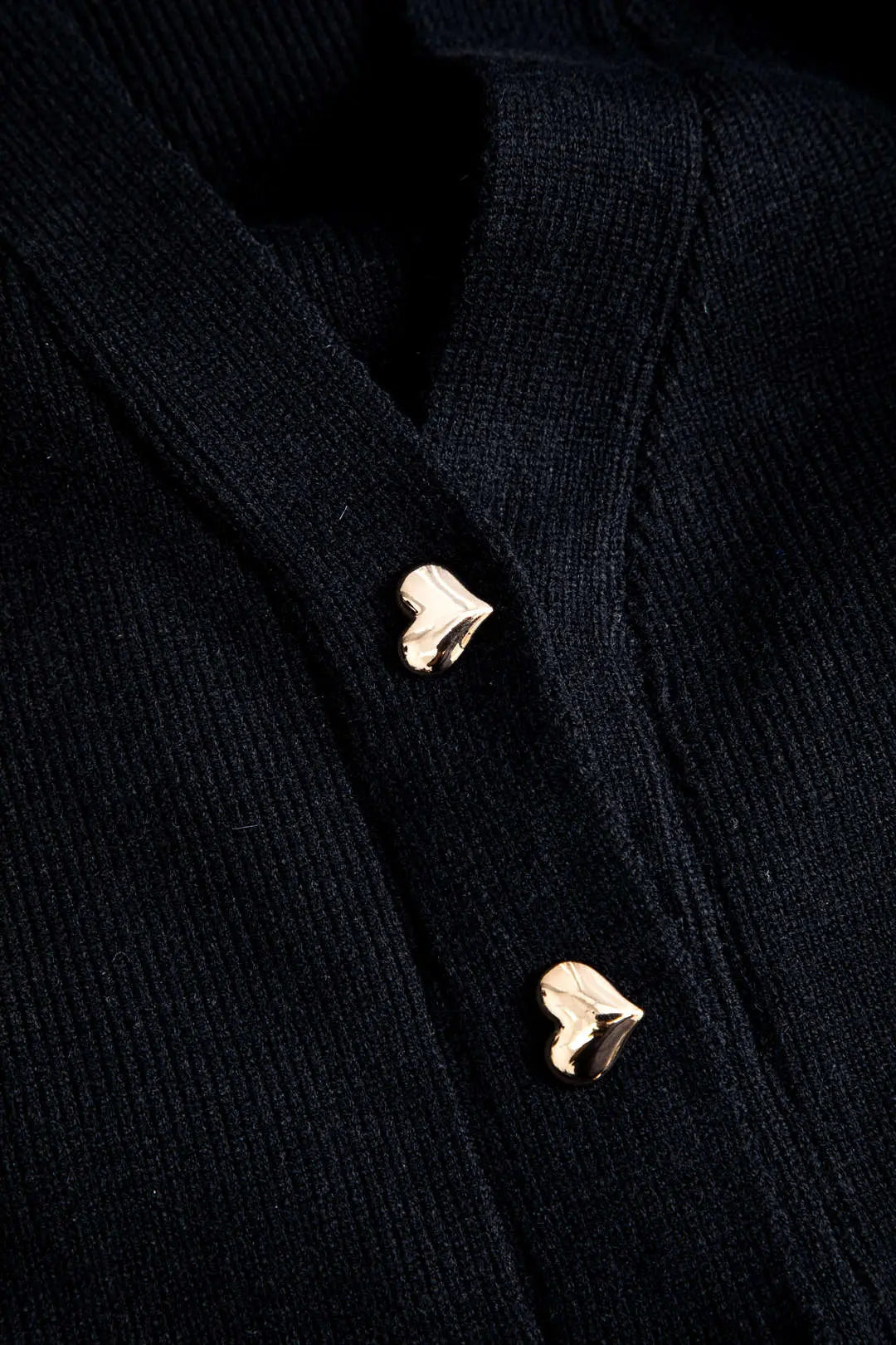 Isabeau – Romantisk Hjerteknap Kvinde Sweater Cardigan-Cardigans-Zuruz-Zuruz