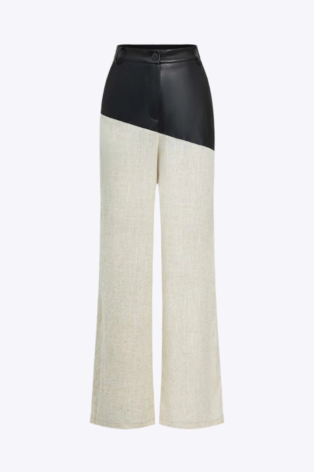 Darya – Moderne kontrastmønster dame straight leg bukser-Pants-Zuruz-Kontrast-XXS-Zuruz