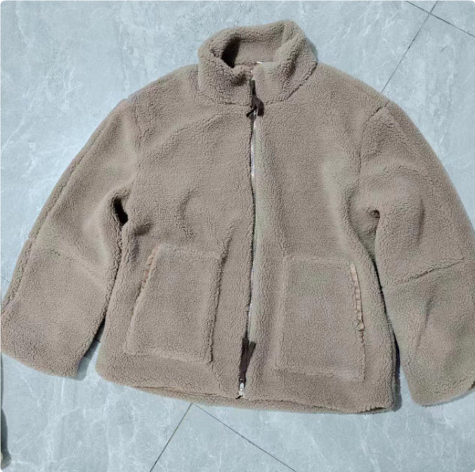 Teddy Zip Jacket til kvinder - hyggelig fleecejakke til vinter og efterår