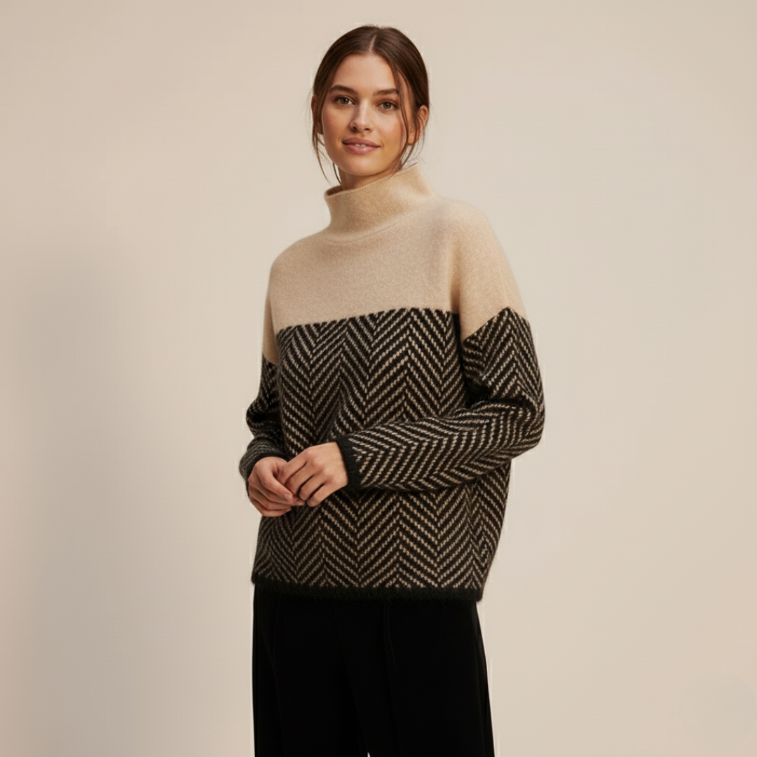 Eireann | Cashmere rullekrave Sweater, luksuriøst blødt design