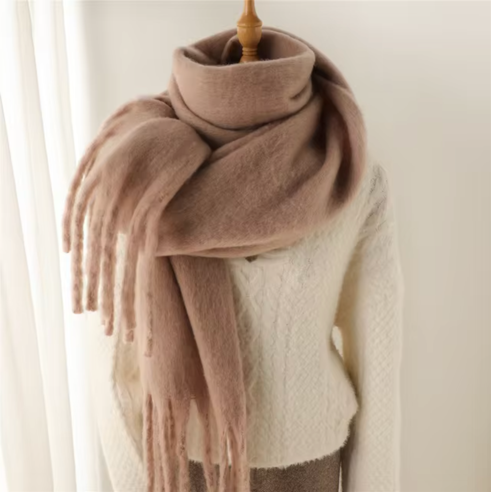 Elyra Cashmere Pashmina Tørklæde