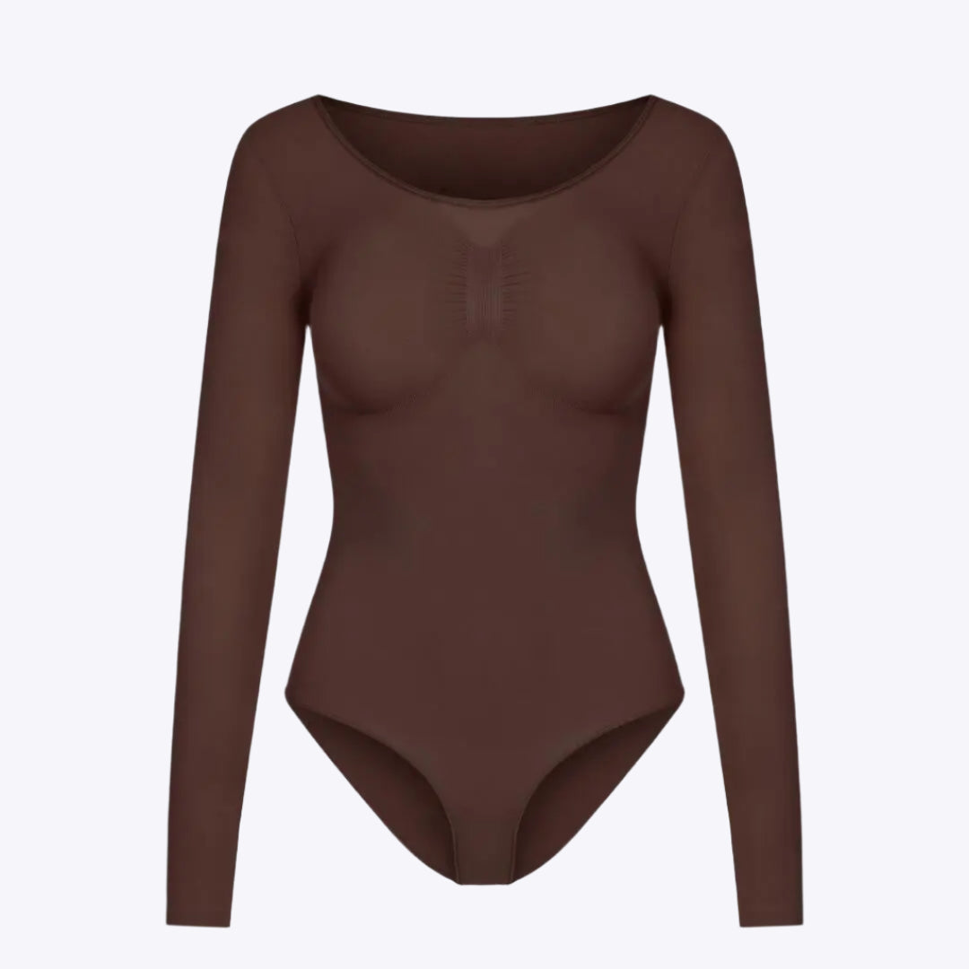 Viviette – Kropsformende elegance dame shapewear bodysuit 1+1 gratis-Shapewear-Zuruz-Brun-XS-Zuruz