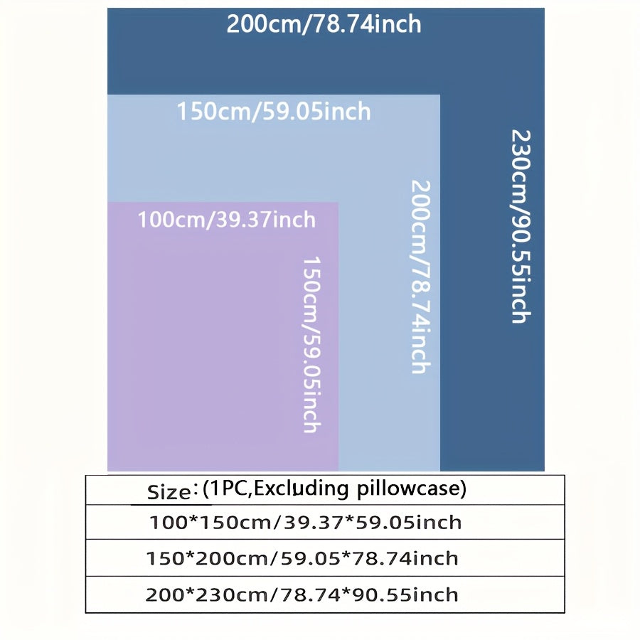 1pc Large Cooling Blanket for Hot Sleepers, Dual-Sided Soft & Lightweight Summer Bedding, Contemporary Geometric Pattern, 100% Polyester Woven Quilted Throw, Machine Washable, Multipurpose Use, Summer Comfort | Reversible Design | Machine Washable Fabric