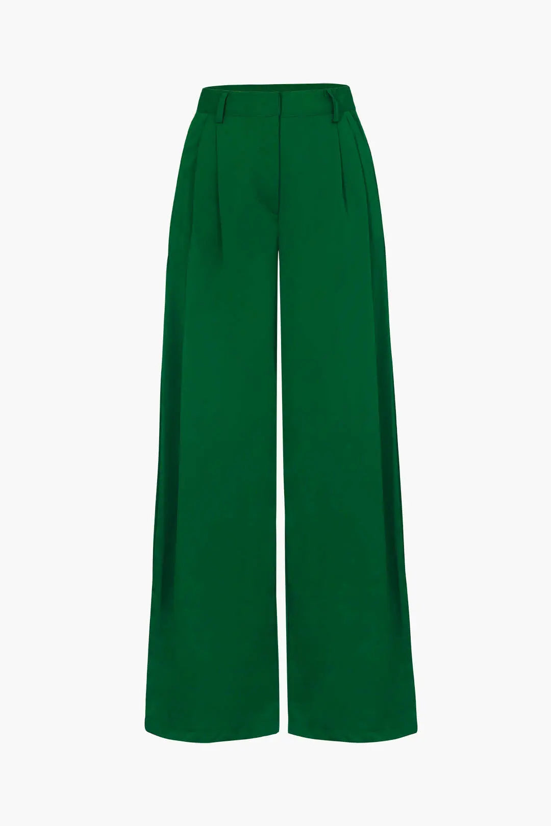 Carissa - Basis Bredbenede Design Kvinde Habitbukser-Pants-Zuruz-Grøn-2XS-Zuruz