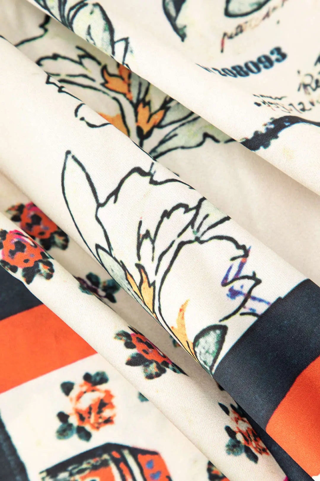 Odessa - Chic Blomsterprint Højtaljede Lige Ben Kvinde Bukser-Pants-Zuruz-Zuruz