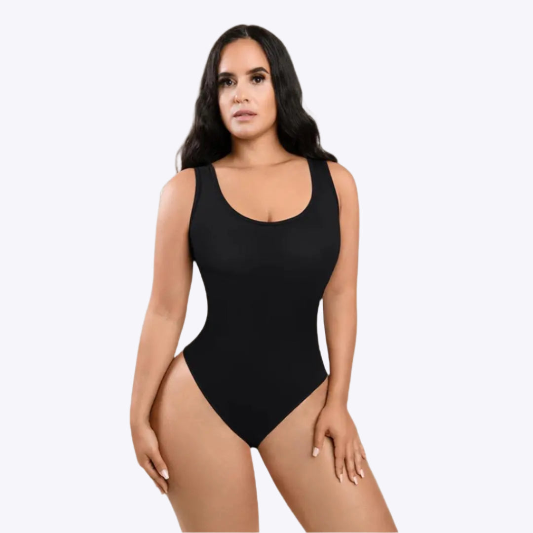 Kalista – Flatterende string design dame bodysuit med indbygget bh-Shapewear-Zuruz-Sort-S-Zuruz