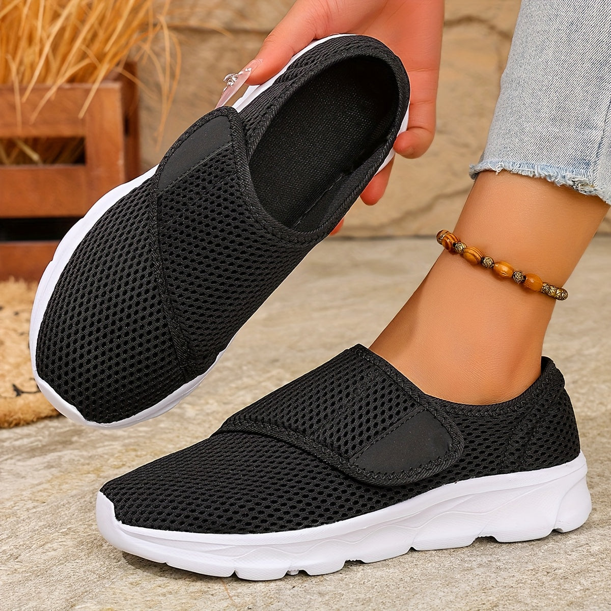 Casual Unisex Orthopedic Sneakers for Wide And Swollen Feet, Suitable for Both Men And Women, Featuring Adjustable Soft Soles for Diabetics.