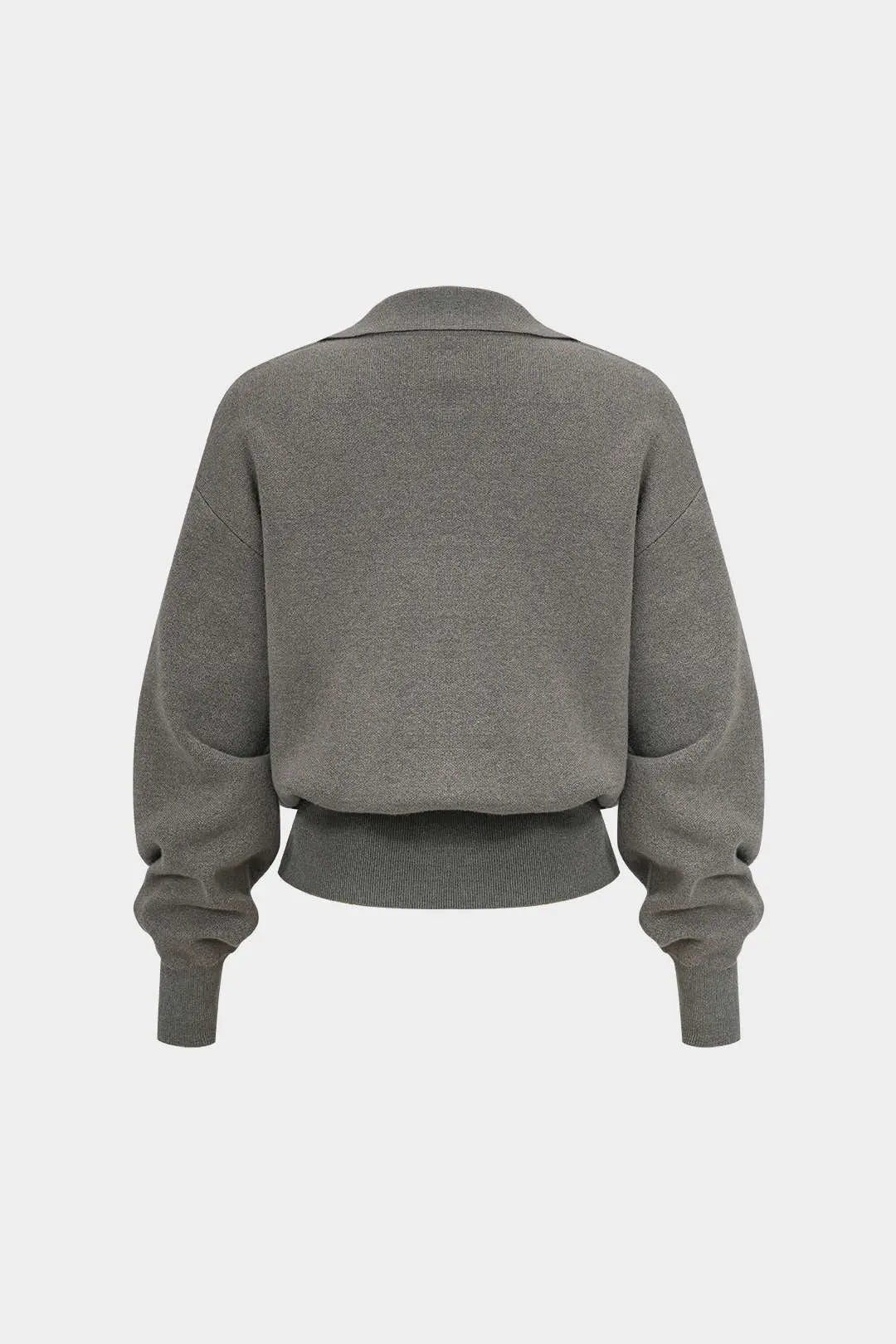 Liselotte - Hyggelig Ensfarvet Strikket Kvinde Lomme Cardigan-Cardigans-Zuruz-Zuruz