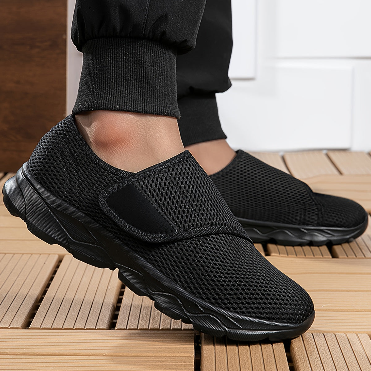 -Friendly Orthopedic Walking Shoes for Men & Women - Wide Swollen Feet Comfort with Adjustable Soft MD Sole, Breathable Fabric Upper & Closure - Summer Low-Top Design, Hand Washable, Shoes, Unisex Footwear, Flexible Sole, Supportive Footwear, Elderly Foo