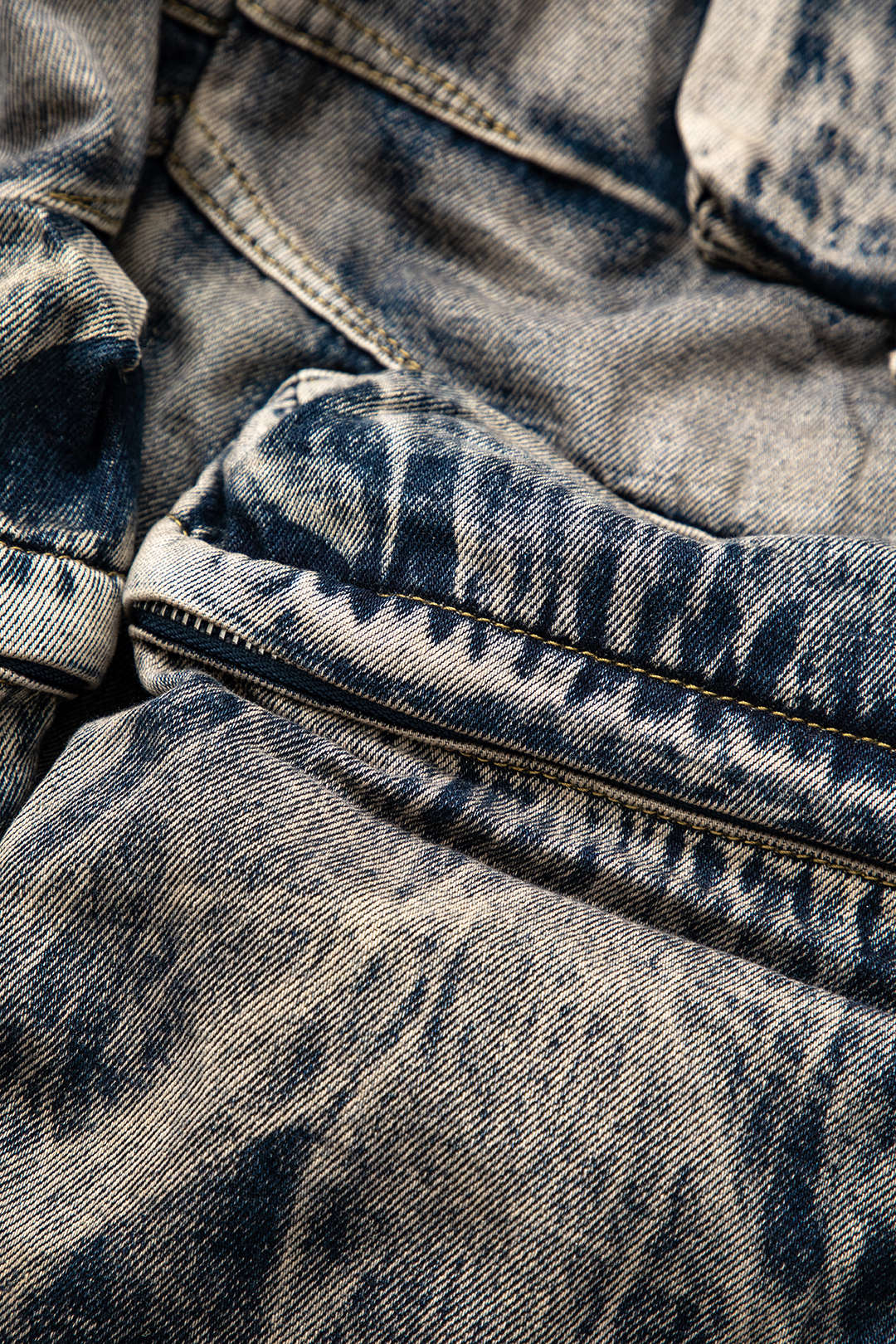 Petra - Ombre Multi-lomme Bredbenede Cargo Jeans til Kvinder-Jeans-Zuruz-Zuruz