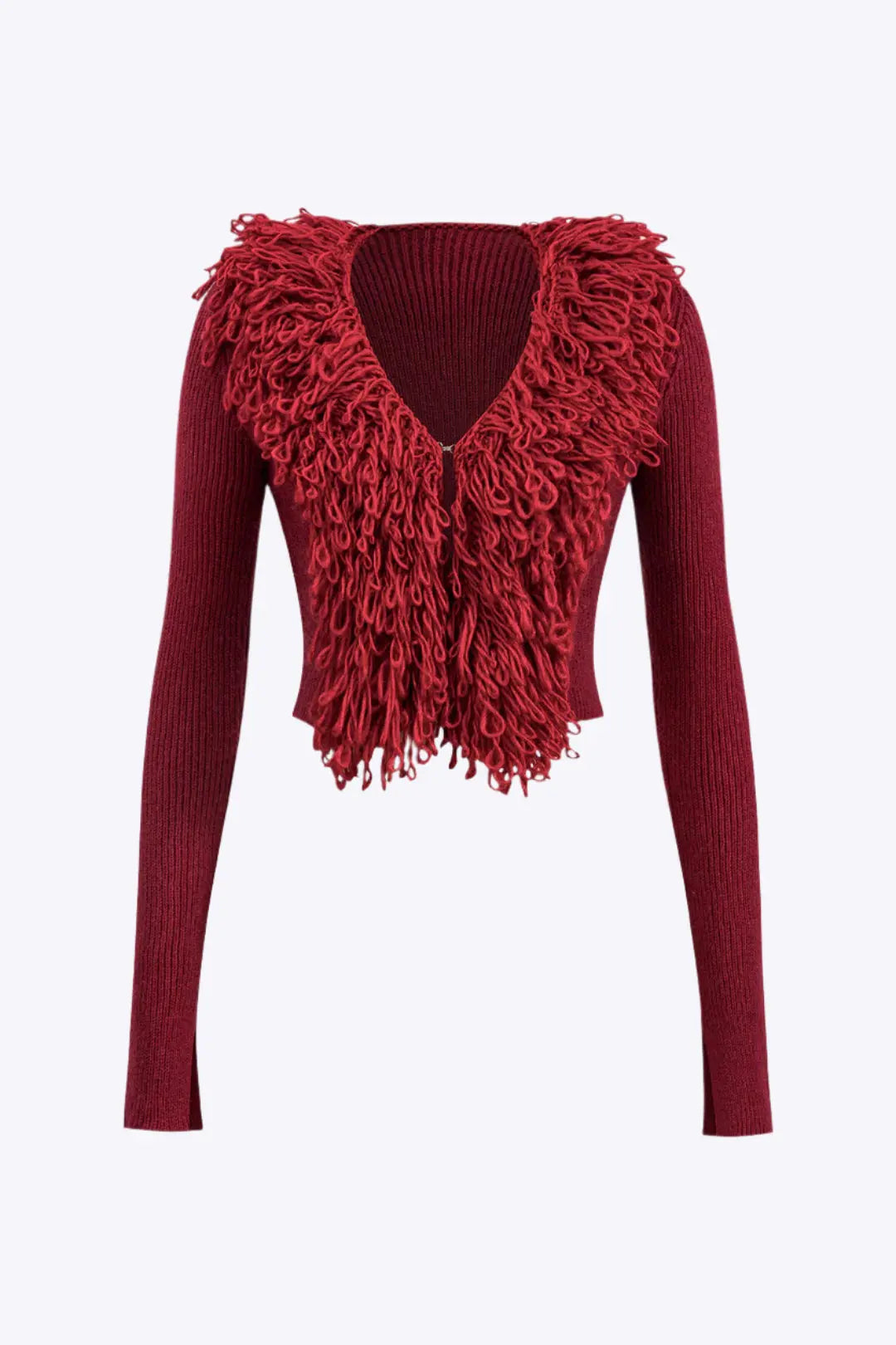 Matilde – Elegant Langærmet Patchwork Cardigan til Kvinder-Cardigans-Zuruz-Mursten-S-Zuruz