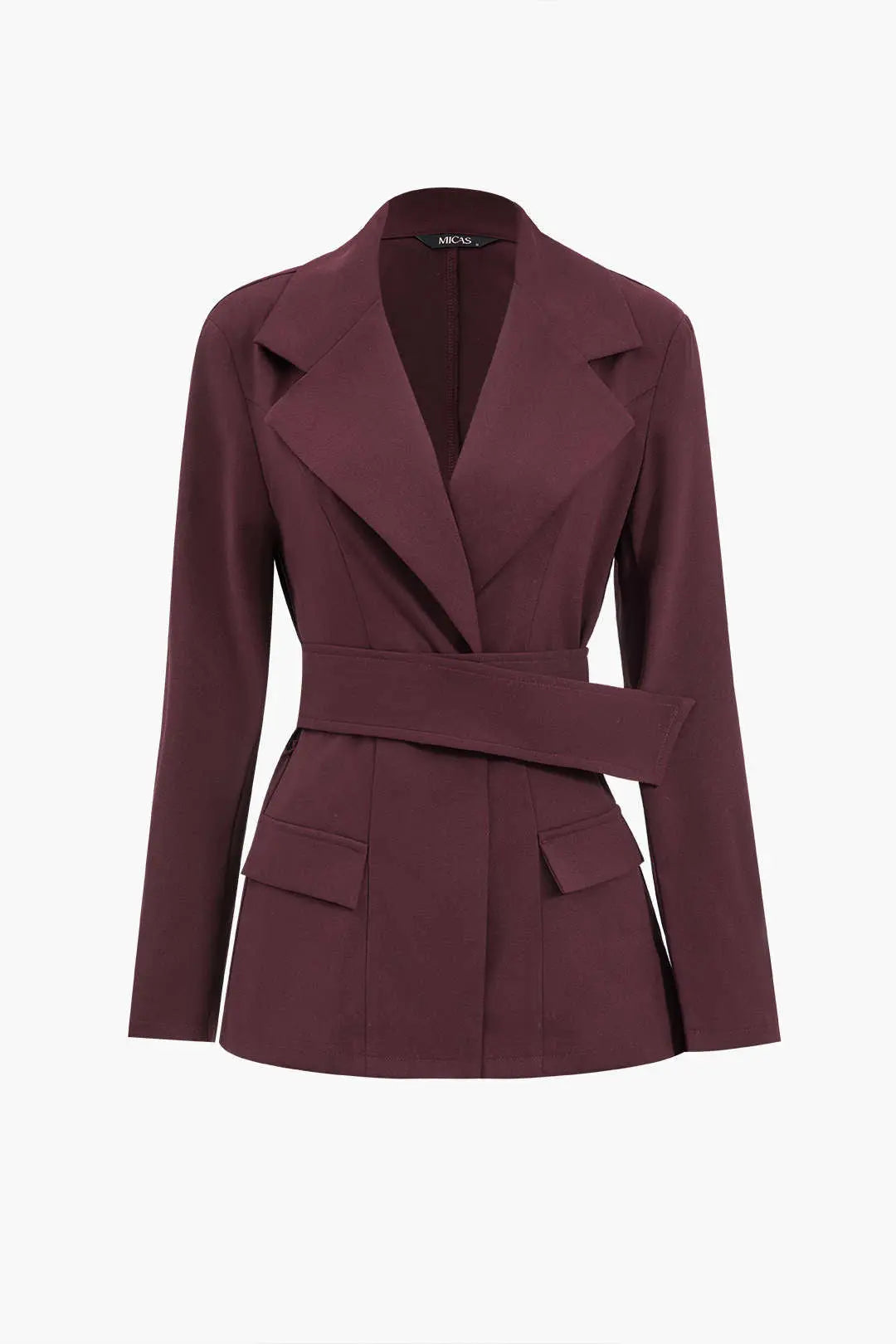 Sabina - Stilfuld Hakrevers Kvinde Blazer & Bukser Sæt-Set-Zuruz-Zuruz