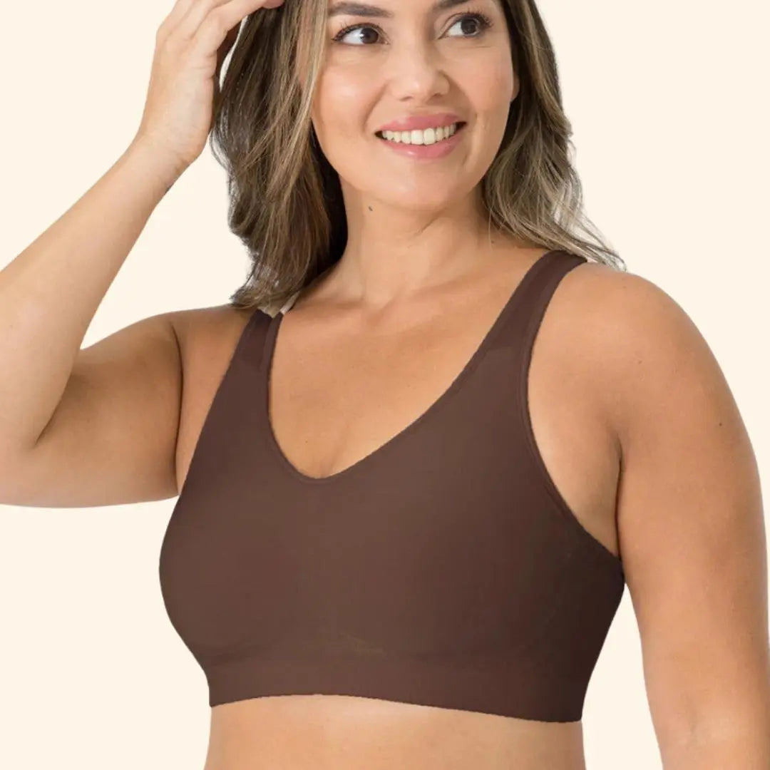 Vered – Sidefedt skjulende dame trådløs shaper-bh 1+1 gratis-Shapewear-Zuruz-Brun-S-Zuruz