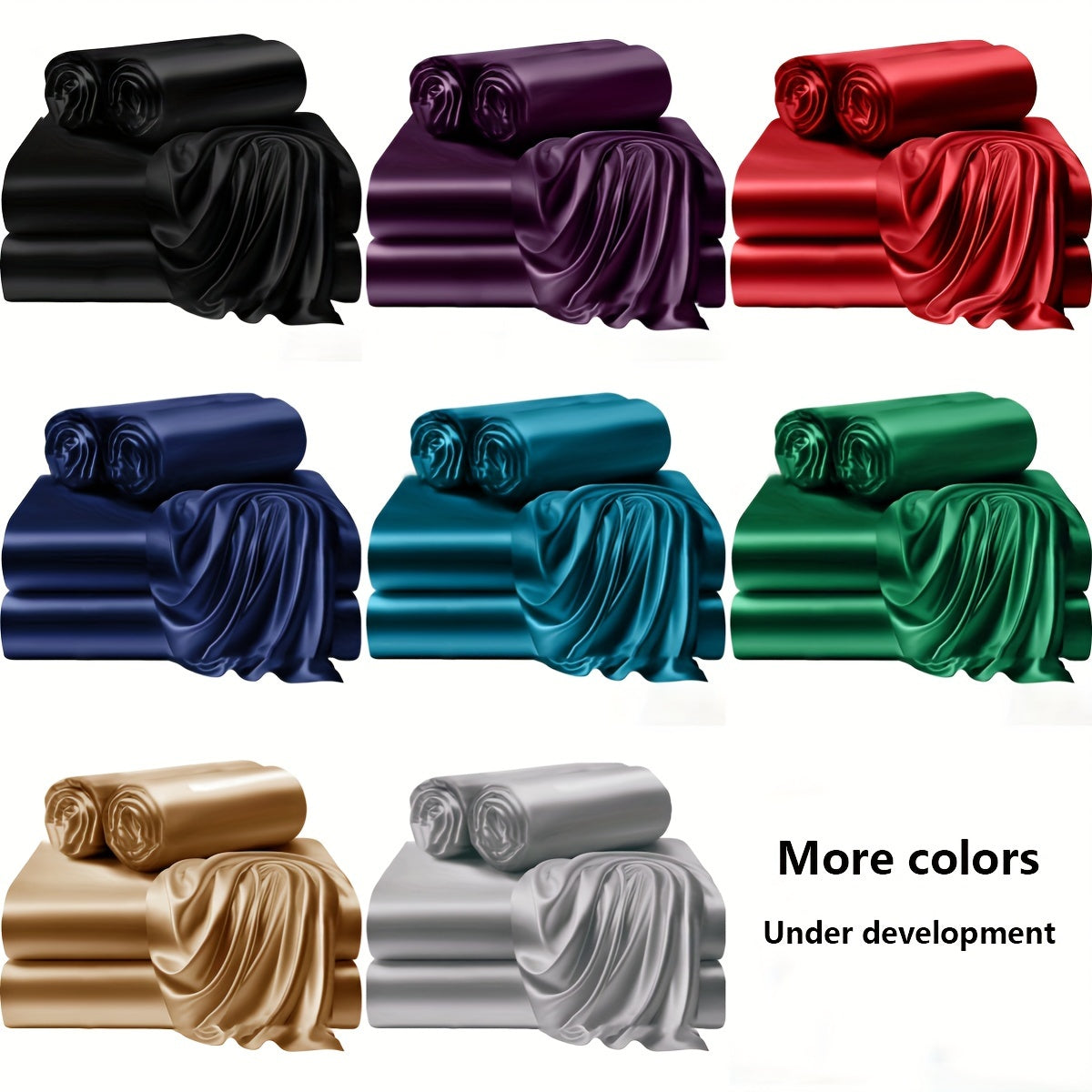 Luxury 4pcs 80g Light Luxury Color Diced Four-piece Set, 1 Suitable Bed Sheet, 1 Bed Sheet, 2 Pillowcases Suitable for Home Bedroom, Guest Room And Hotel, Good Quality And Comfortable