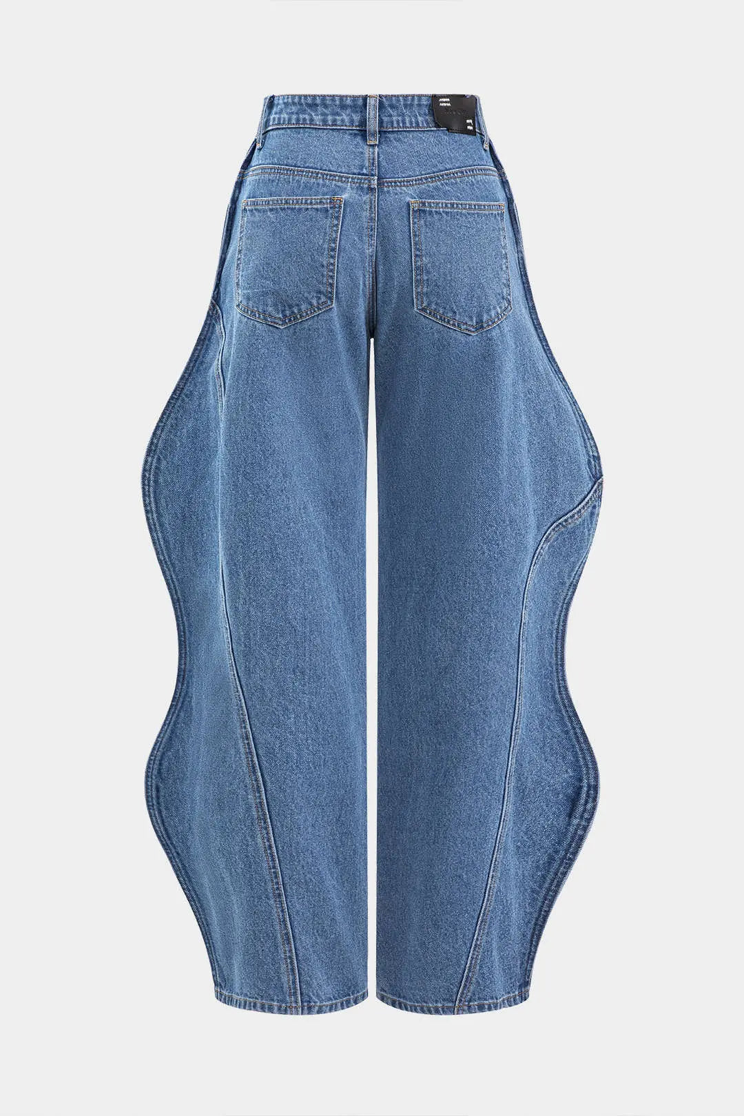 Valentina - Trendy Højtaljede Kvinde Jeans-Pants-Zuruz-Zuruz