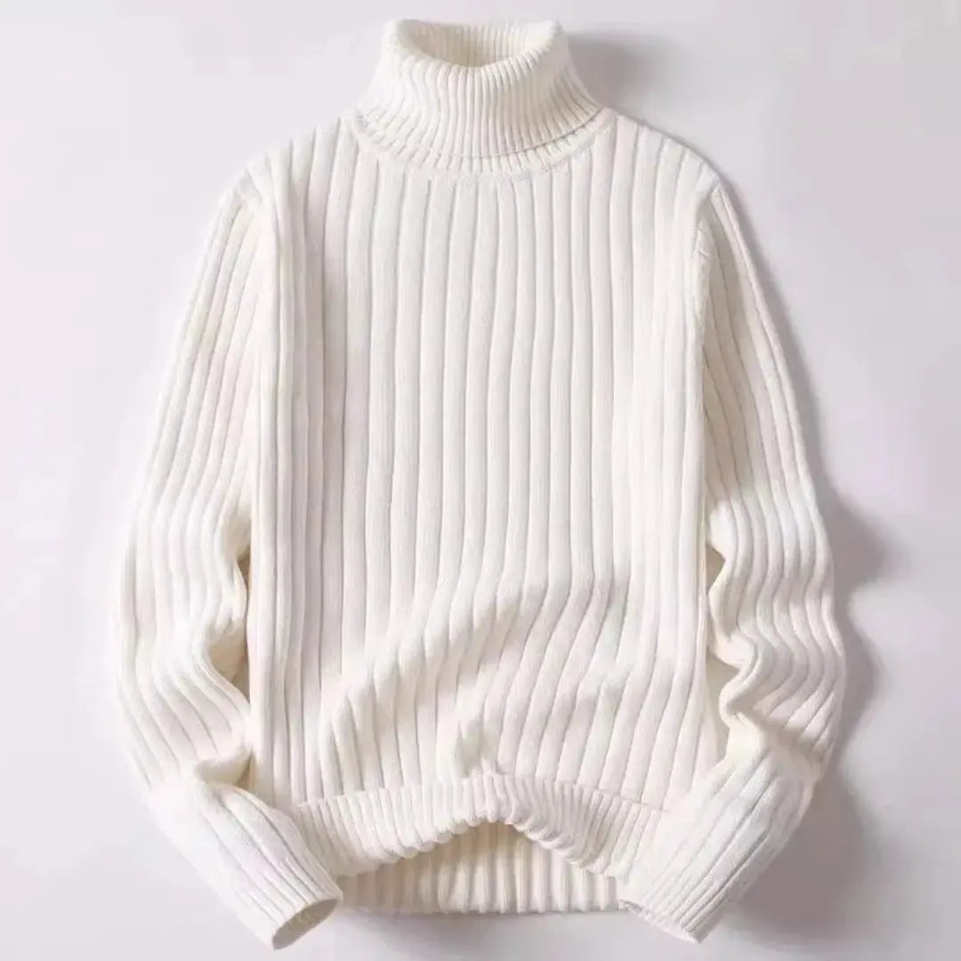 Huxley ribstrikket bomuldssweater