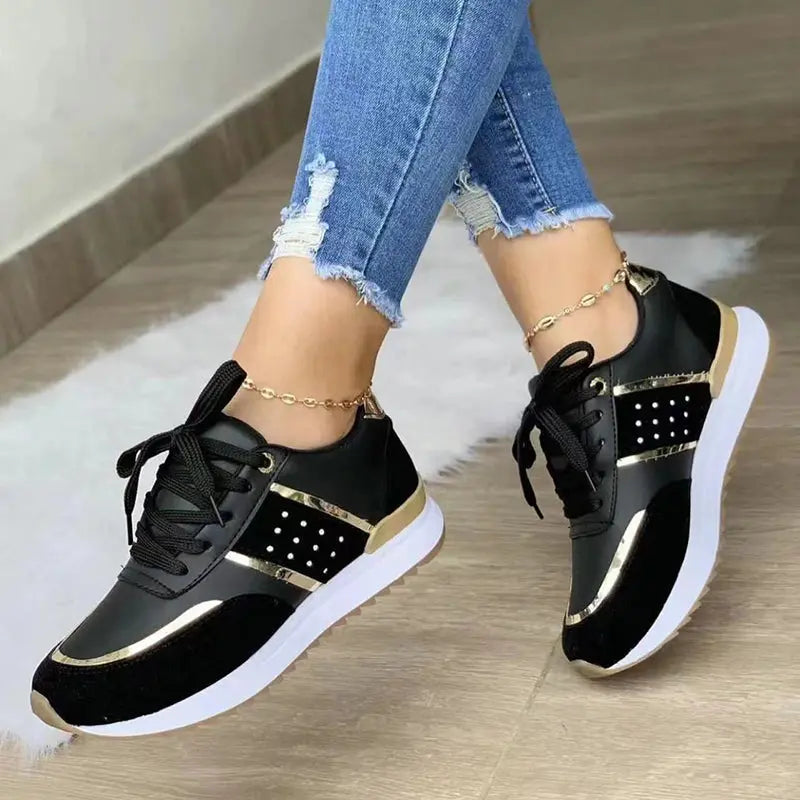 Brynn - Ortopædisk Støttende Design Kvinde Sko-Orthopedic shoes-Zuruz-Sort-3-Zuruz