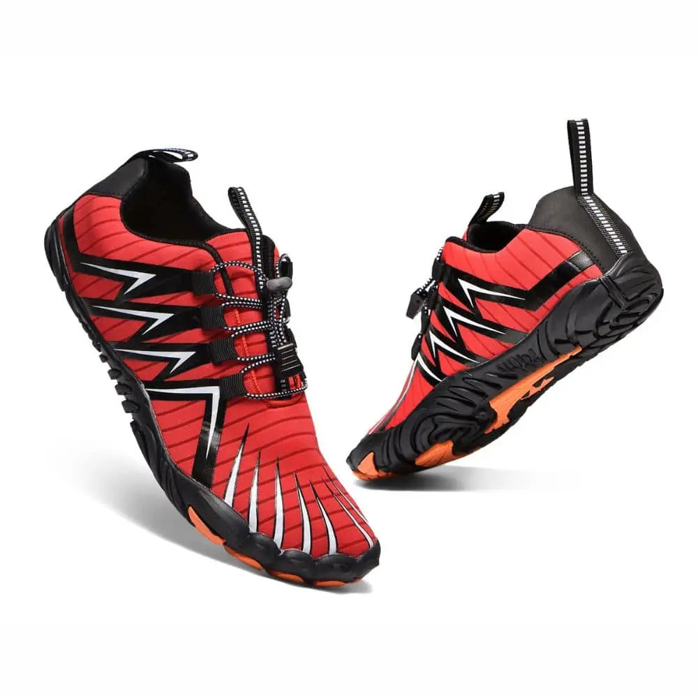Dynamic Waves - Anatomisk Støtte Unisex Ortopædiske Sko-Orthopedic shoes-Zuruz-Rød-3.5-Zuruz