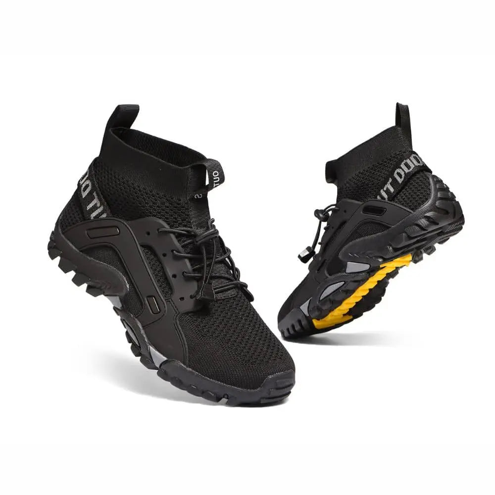 FlexiRun - Stilfulde Barefoot Flex Unisex Ortopædiske Sko-Orthopedic shoes-Zuruz-Sort-5-Zuruz