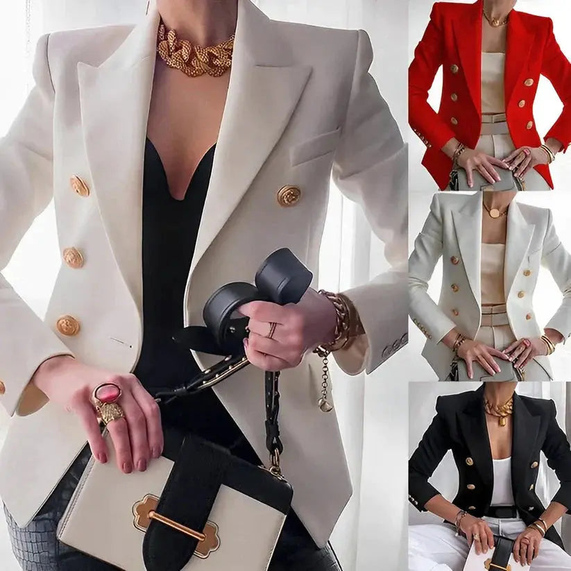 Celestina - Tidløs Elegance Kvinde Blazer-Jackets/ blazers-Zuruz-Zuruz