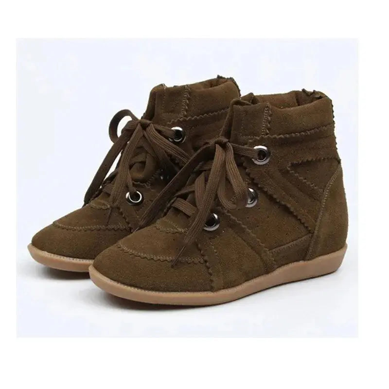 Mirabella – Højhælede Kvindesko med Inderløft-Shoes-Zuruz-Army Green-2.5-Zuruz